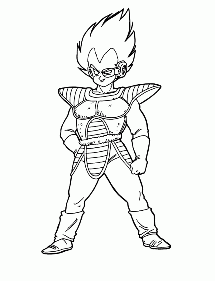 figuras dragon ball para colorir