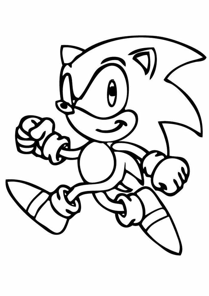 desenhos para colorir sonic