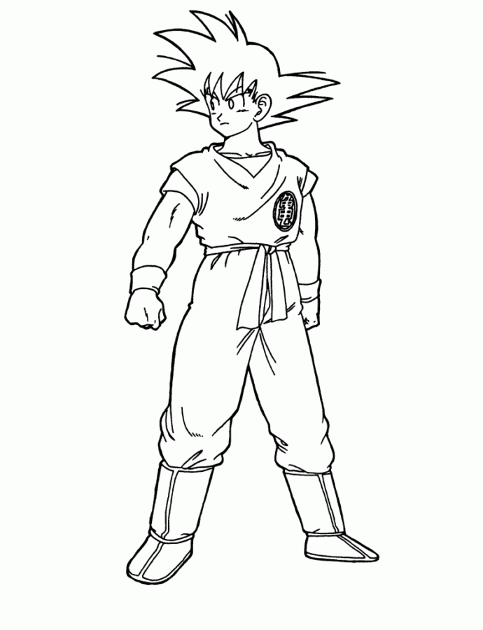 Dragon Ball Z para colorir