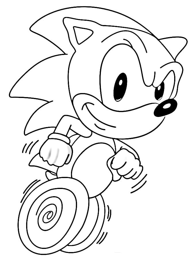 Sonic para Imprimir