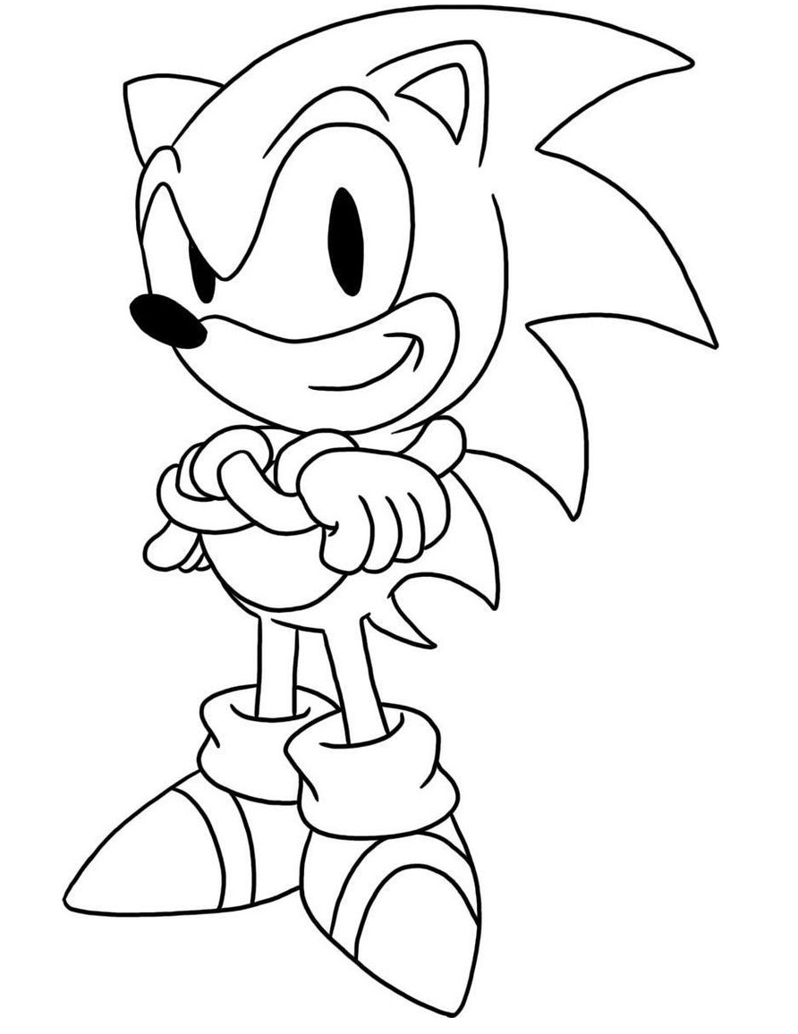 Sonic Coloring Pages