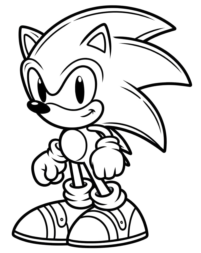 sonic para pintar