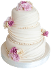 Bolo de Casamento para Colorir