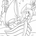 Desenho De Co Dos 101 dálmatas No Barco A Remos Para Colorir 150×150