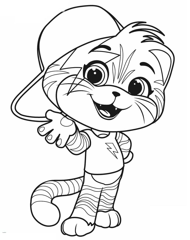 44 Gatos para Colorir