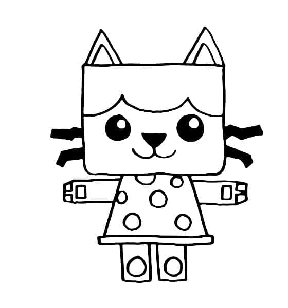 Desenho De Baby Box De A casa mágica Da Gabby Para Colorir