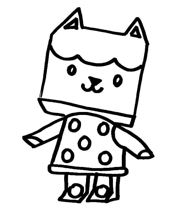 Desenho De Baby Box De casa mágica Da Gabby Para Colorir
