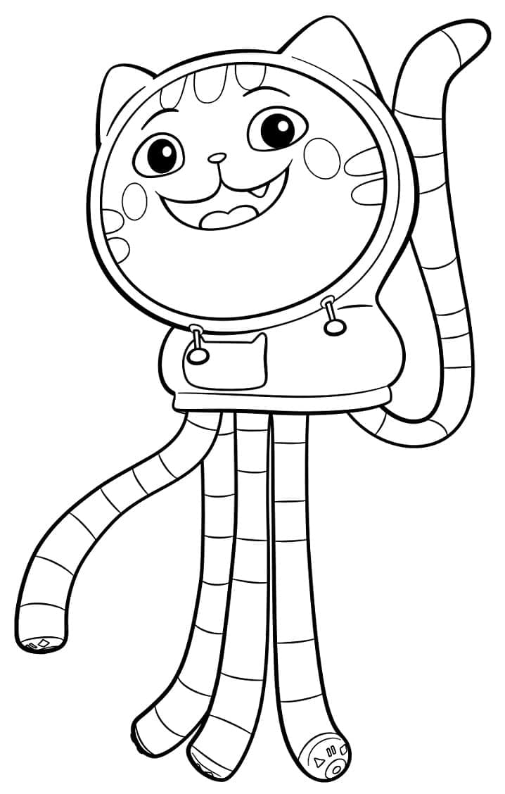 Desenho Dj Catnip Para Colorir