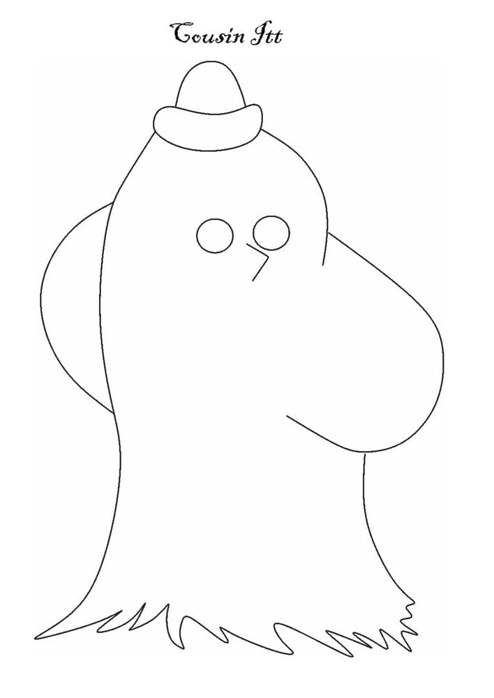 Desenho Primo Coisa Para Colorir