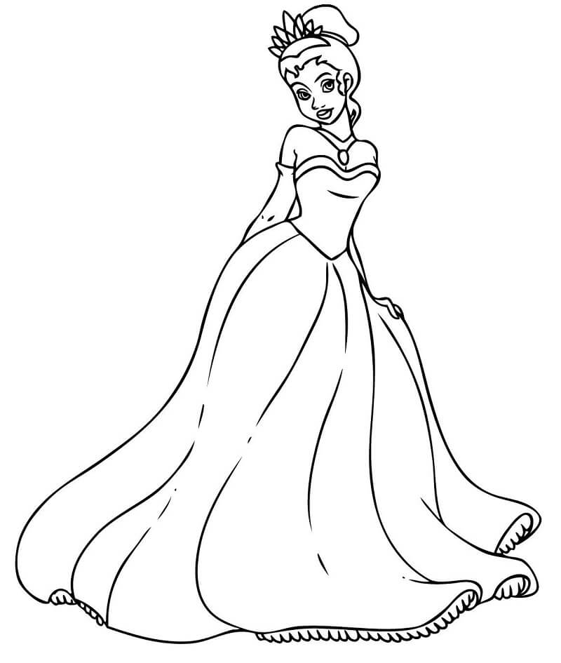 Desenho Para Download Da Princesa Tiana Em Pdf