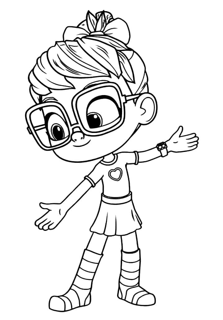 Desenho De Linda Abby Hatcher Para Colorir