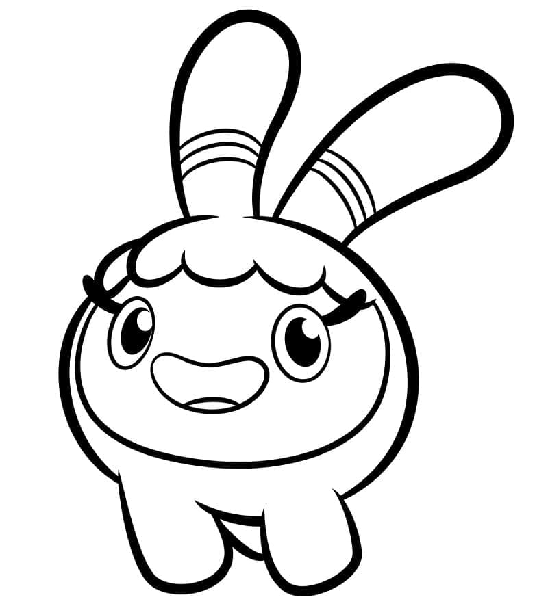 Desenho De Squeaky Peeper De Abby Hatcher Para Colorir