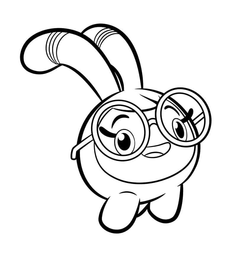 Desenho De Squeaky Peeper fã Para Colorir