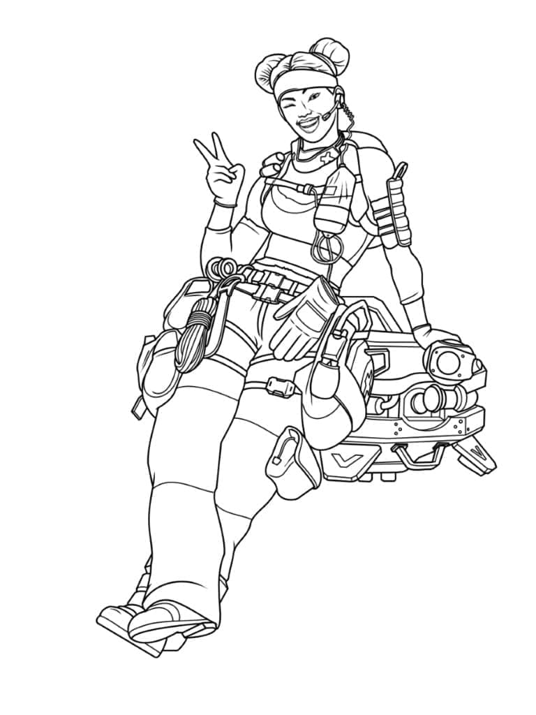 Desenho De Lifeline Para Colorir