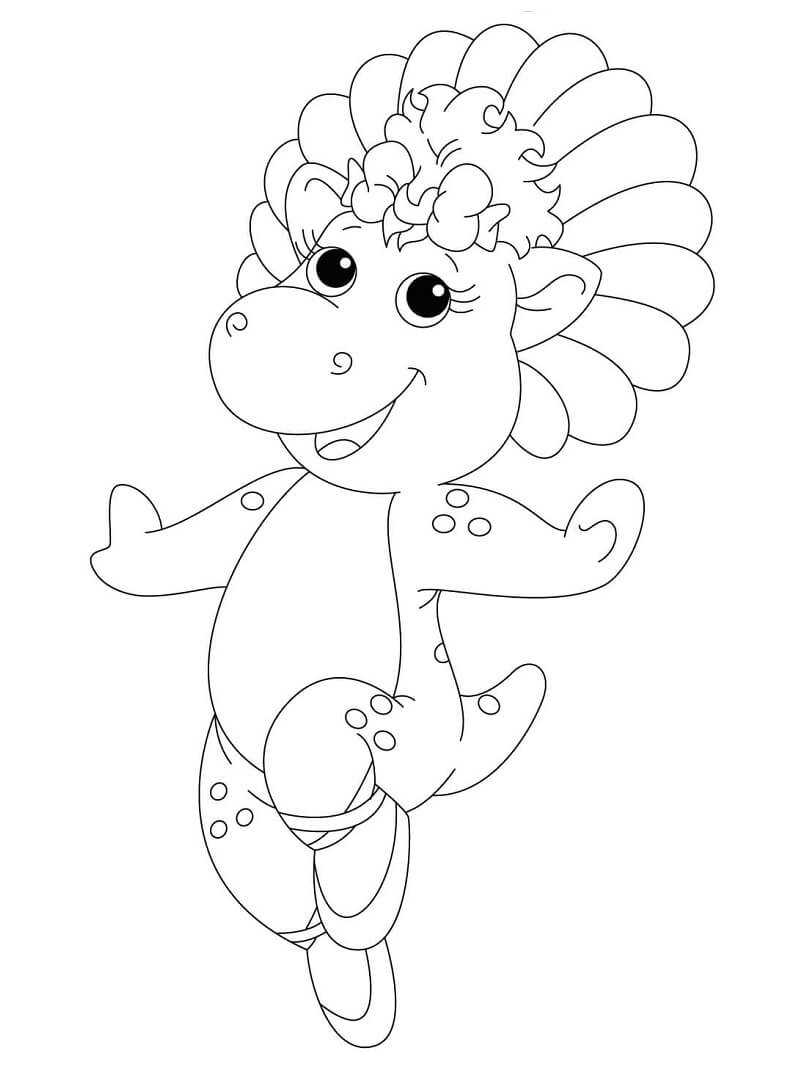 Desenho Baby Bop Para Colorir