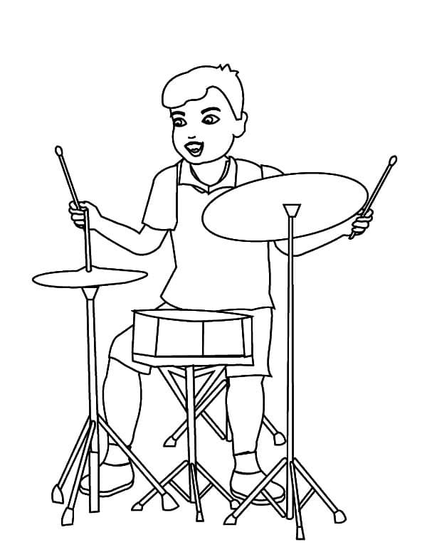Bateria para Colorir