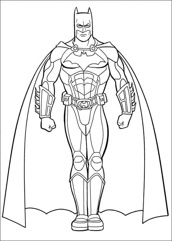 Desenhos De herói Batman Para Colorir