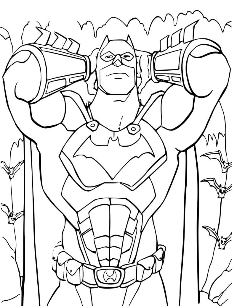 Desenho Imprimivel Do Batman grátis