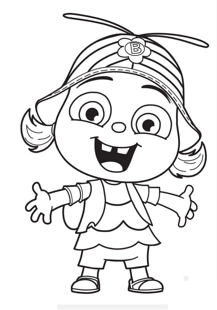 Desenho De Beat Bugs Buzz Para Colorir