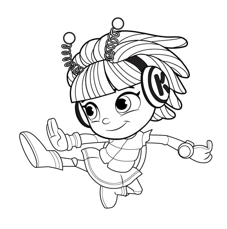 Desenho De Beat Bugs grátis Para Colorir