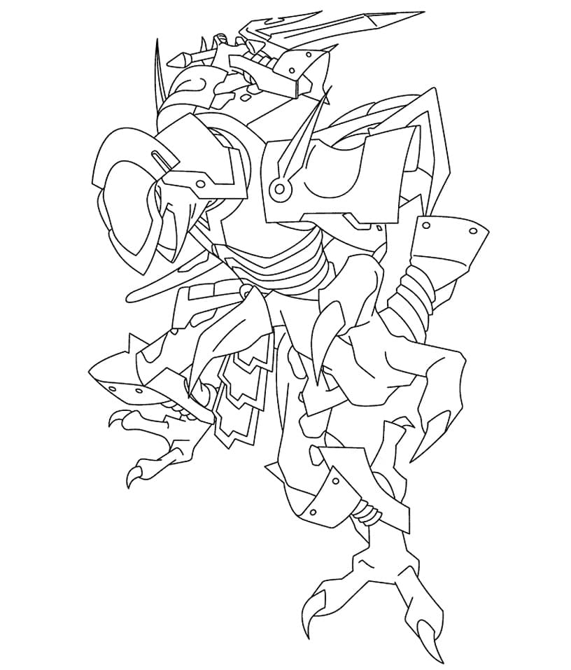 Beyblade para Colorir