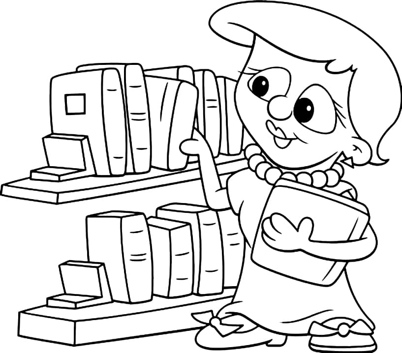 Biblioteca para Colorir