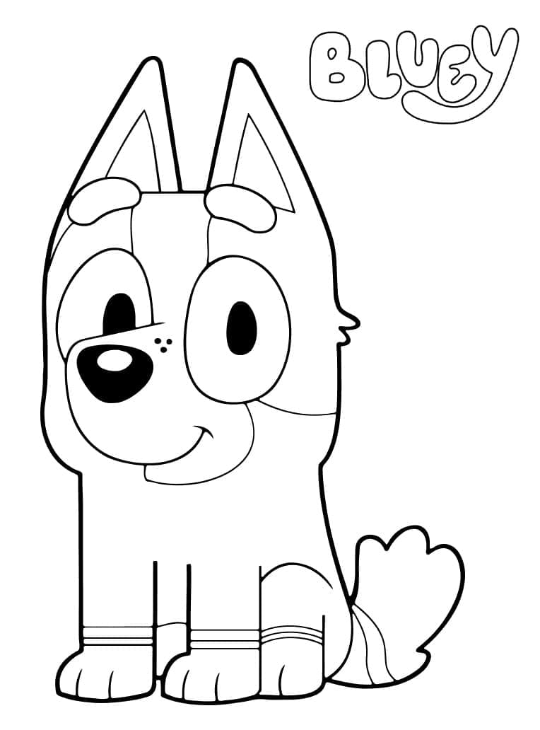 Bluey para Colorir