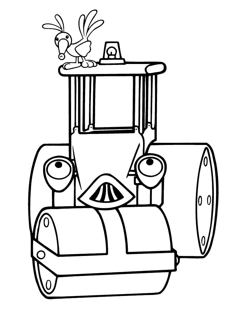 Desenho De Bob O Construtor grátis Para crianças Para Colorir