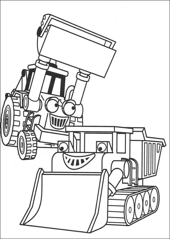 Bob o Construtor para Colorir