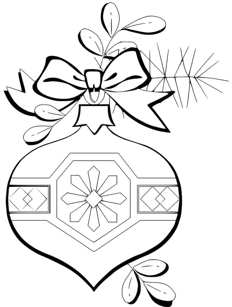 Bolas de Natal para Colorir