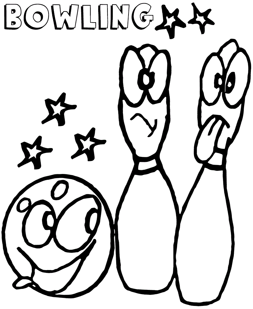 Boliche para Colorir