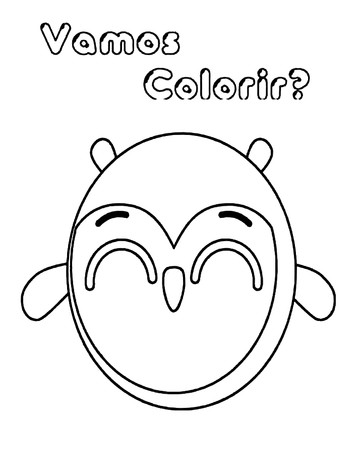 Desenho Pipi Bolofofos Para Colorir