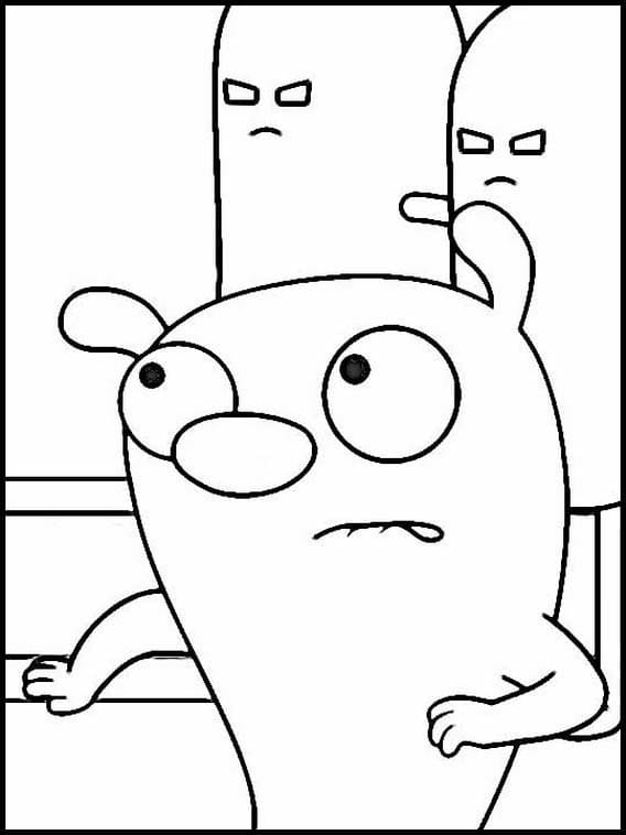 Desenho De Boris e Rufus grátis Para Colorir