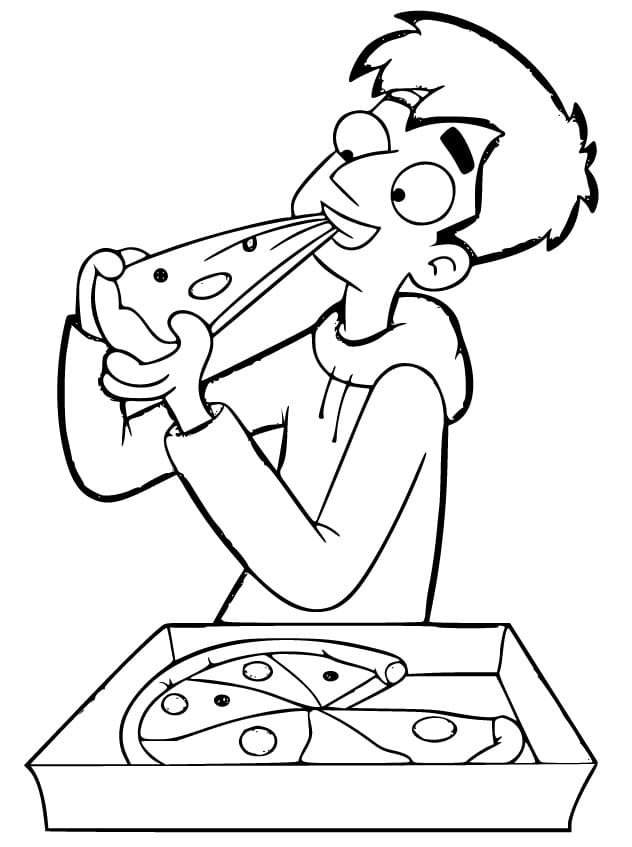 Desenho De Boris e Rufus Imprimivel Para Colorir