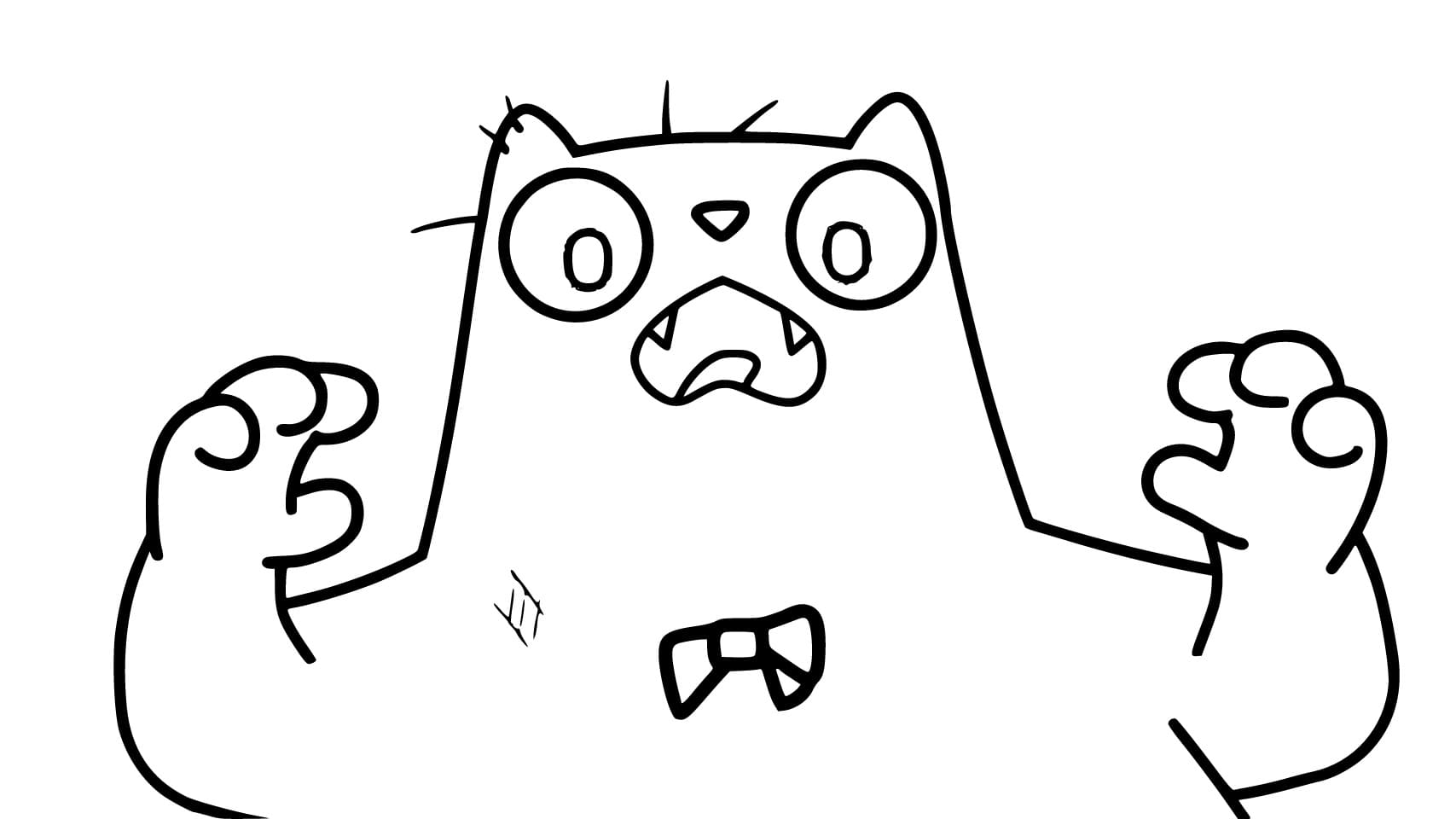 Desenho De Boris e Rufus Para Colorir e Imprimir grátis