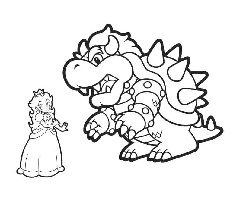 Bowser para Colorir