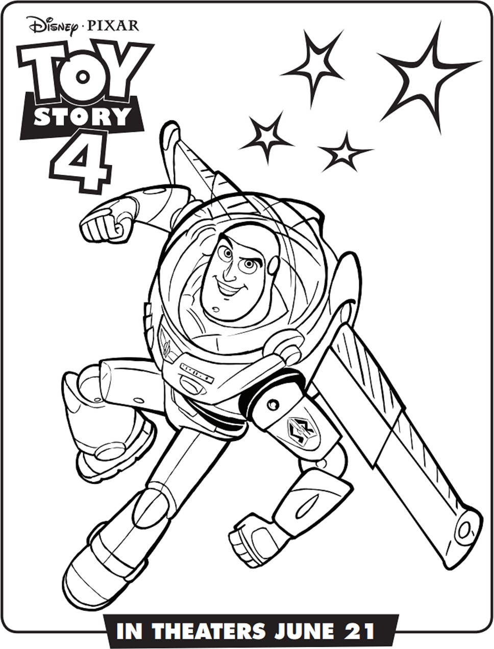 Buzz Lightyear para Colorir