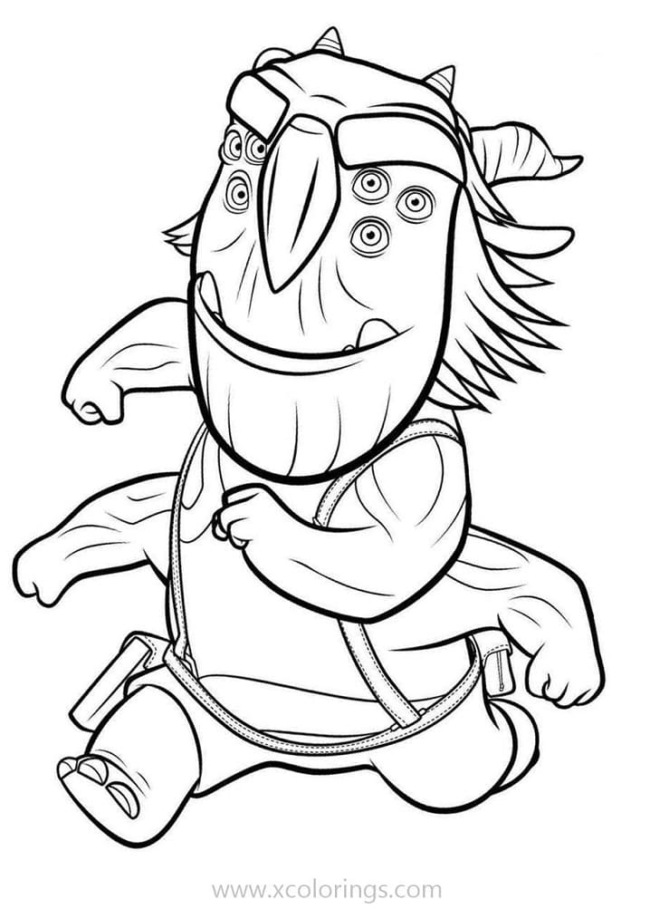 Desenhi Blinky caçadores De Trolls Para Colorir