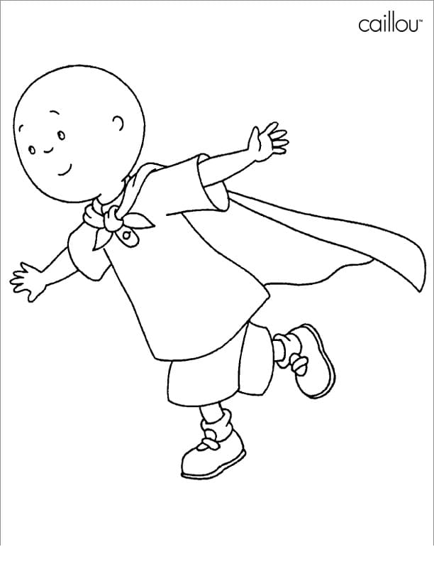 Caillou para Colorir