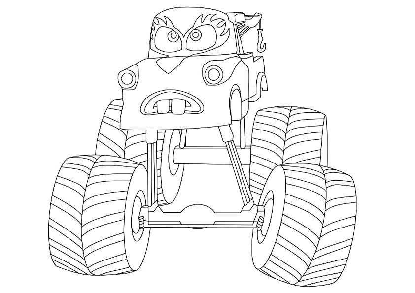 Desenho De caminhão Para Colorir e Imprimir grátis