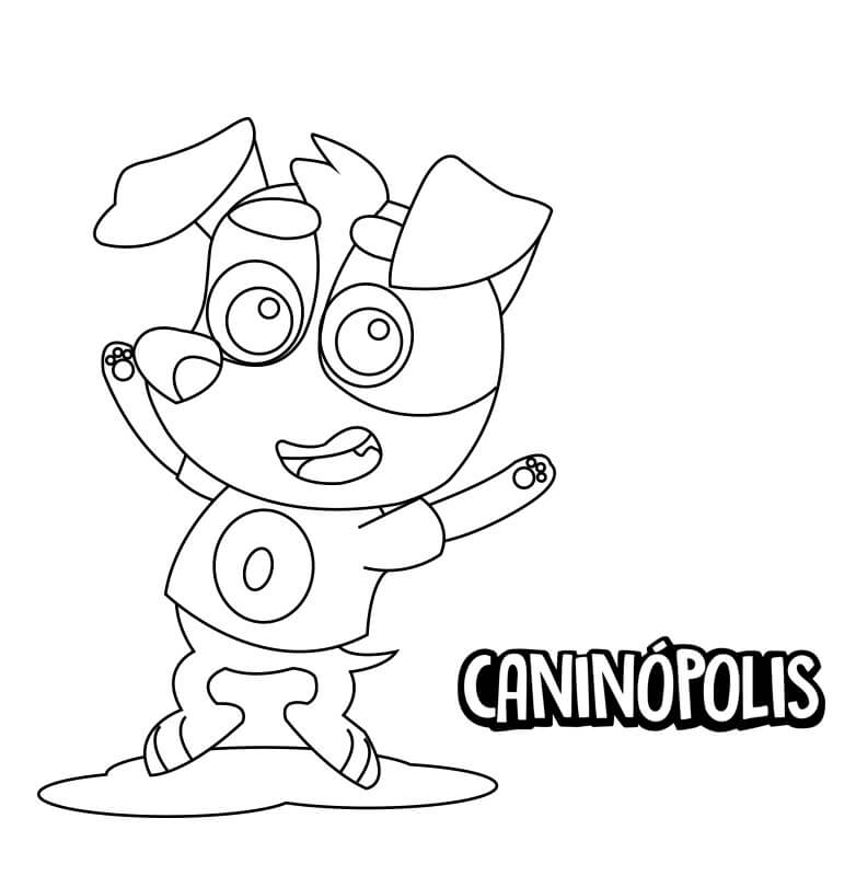 Desenho Otto De Caninopolis Para Colorir