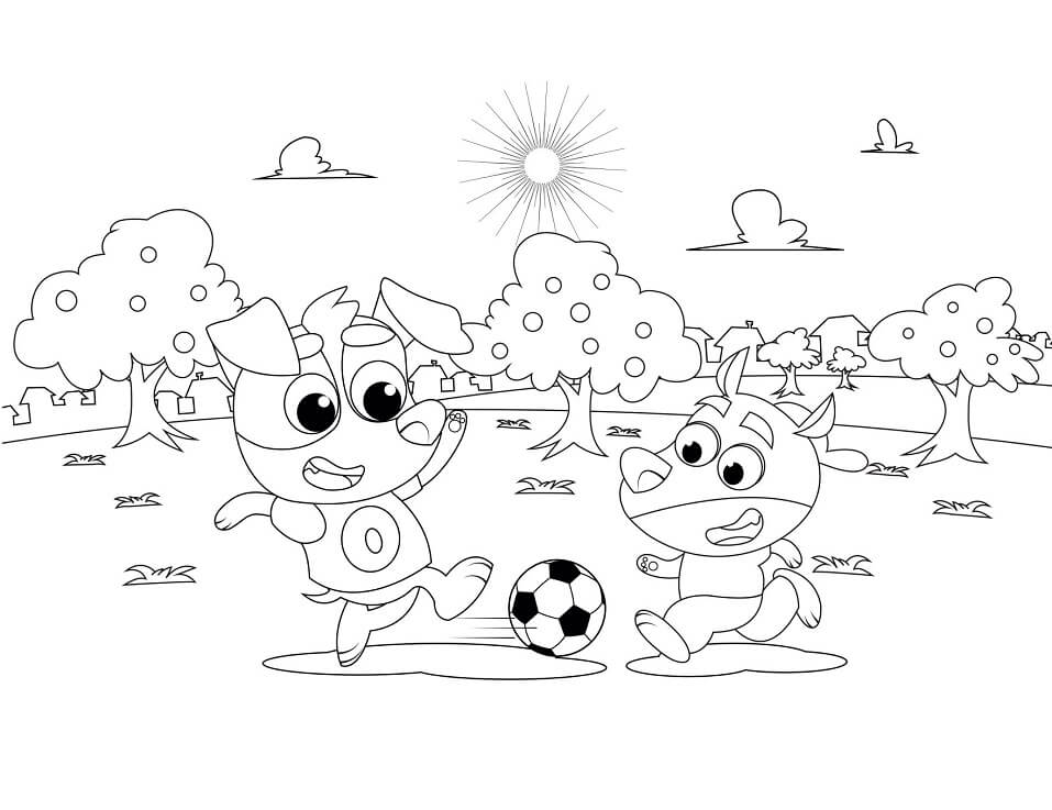 Caninópolis para Colorir
