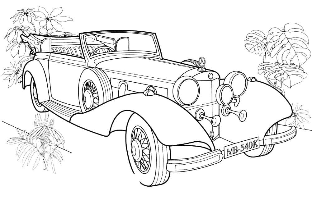 Desenhos De Imprimivel Mercedes Para Colorir