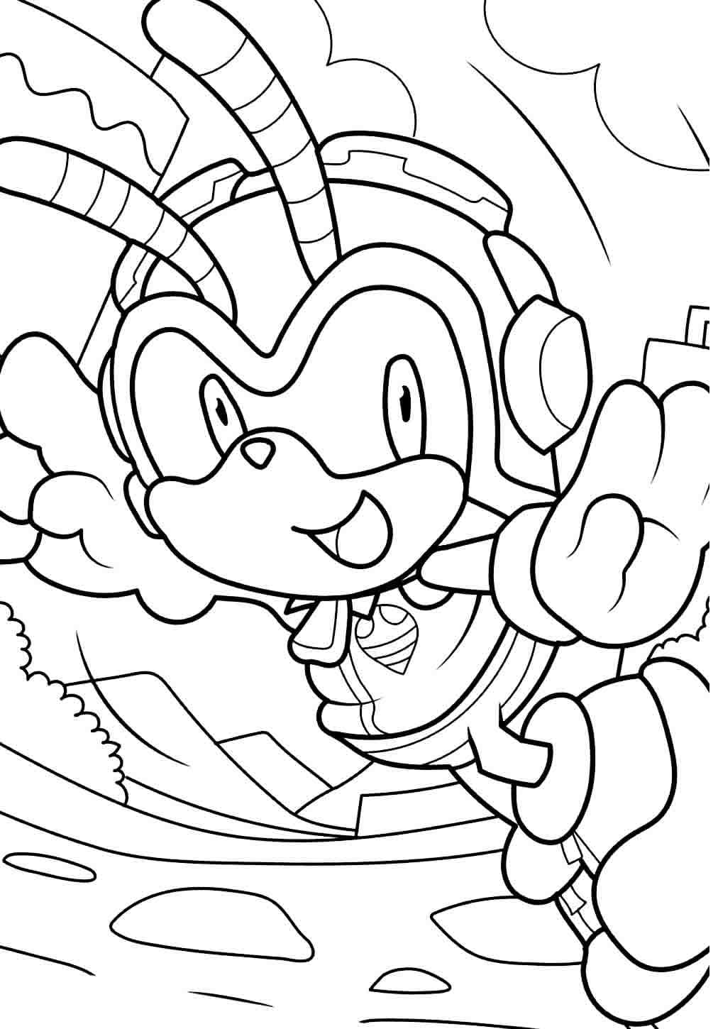 Desenho De grátis Charmy Bee Para crianças Para Colorir