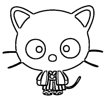 Desenho De Chococat Imprimivel grátis Para crianças Para Colorir
