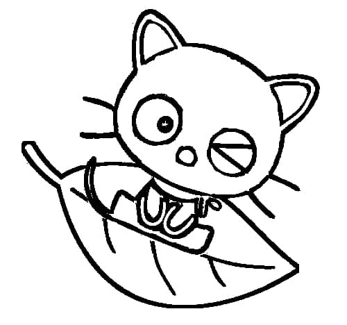 Desenho De Chococat Para crianças Para Colorir