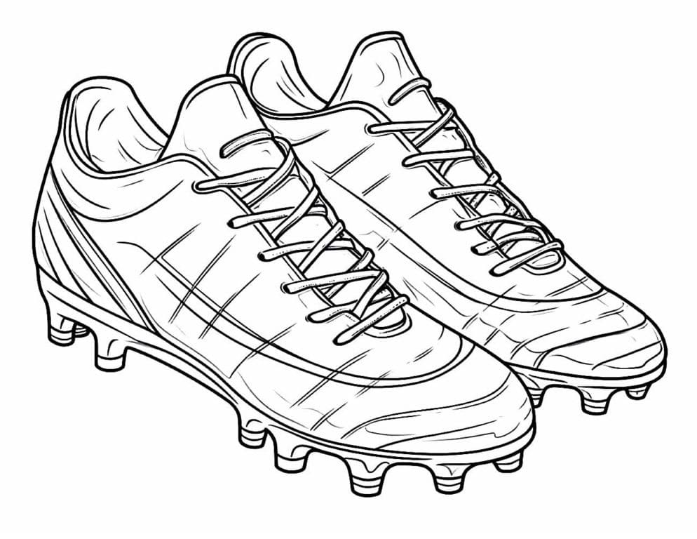 Chuteiras para Colorir