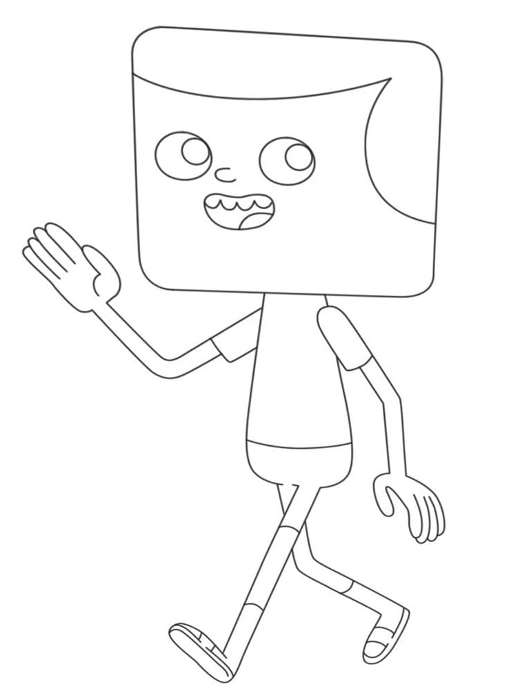 Desenho Jeff Randell Para Colorir