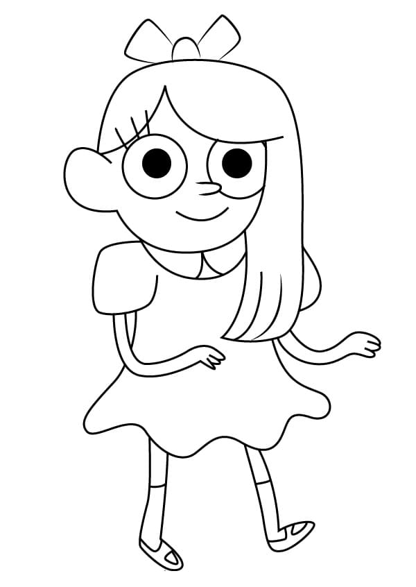 Desenho Kimby De Clarencio Para Colorir
