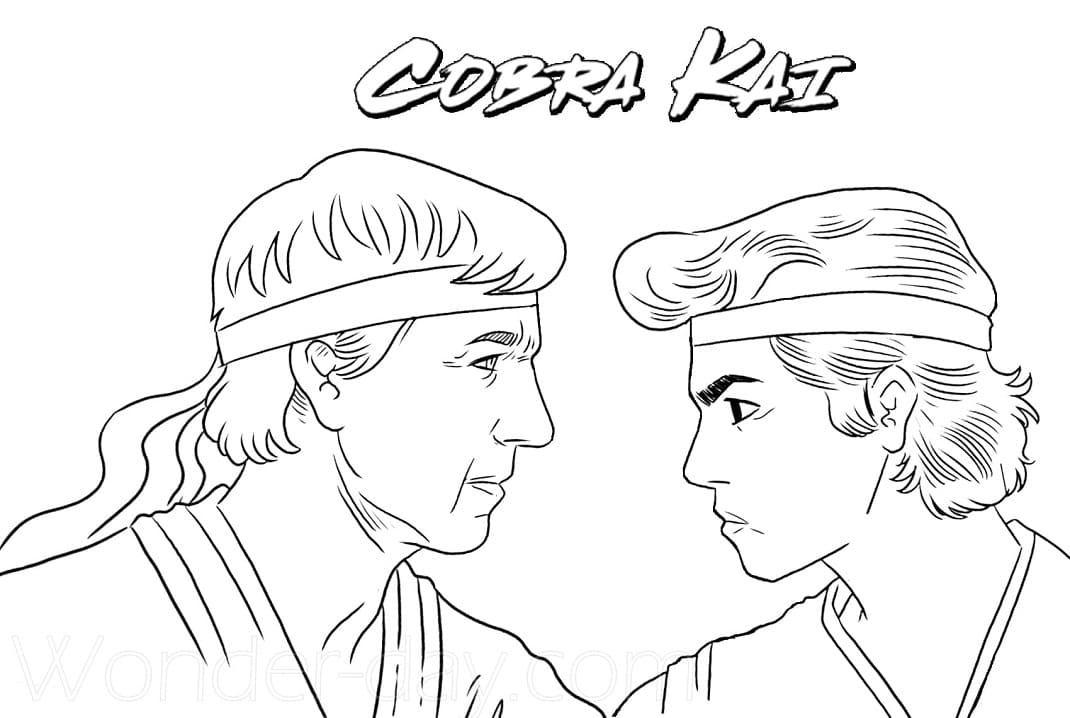 Cobra Kai para Colorir